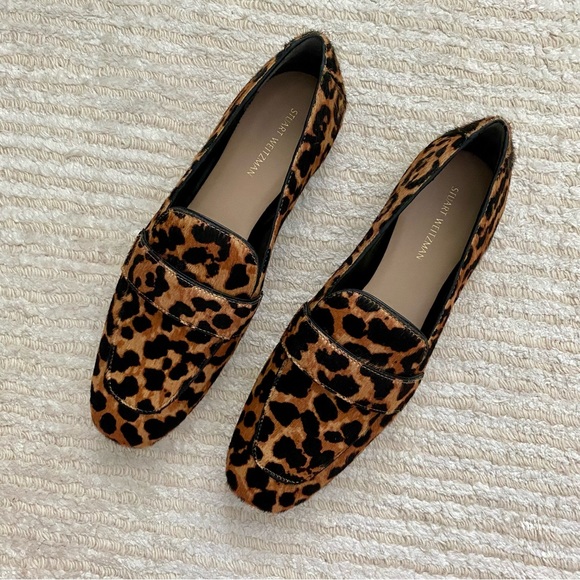 NWT Stuart Weitzman Marlon loafer in hair calf - Picture 5 of 16